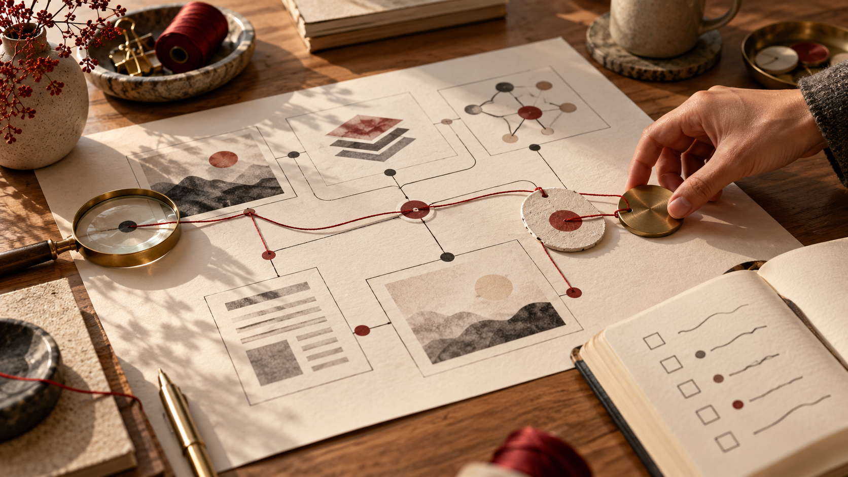 Mapa editorial de contenido, fuentes y conexiones para una estrategia GEO y SEO integrada